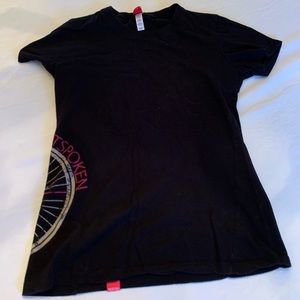 Terry brand cycling Tee with wheel and spike design